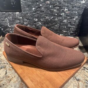 UUBARIS Mens Dress Loafers Tuxedo Suit Slip on Shoes Brown Size 12 Prom Wedding